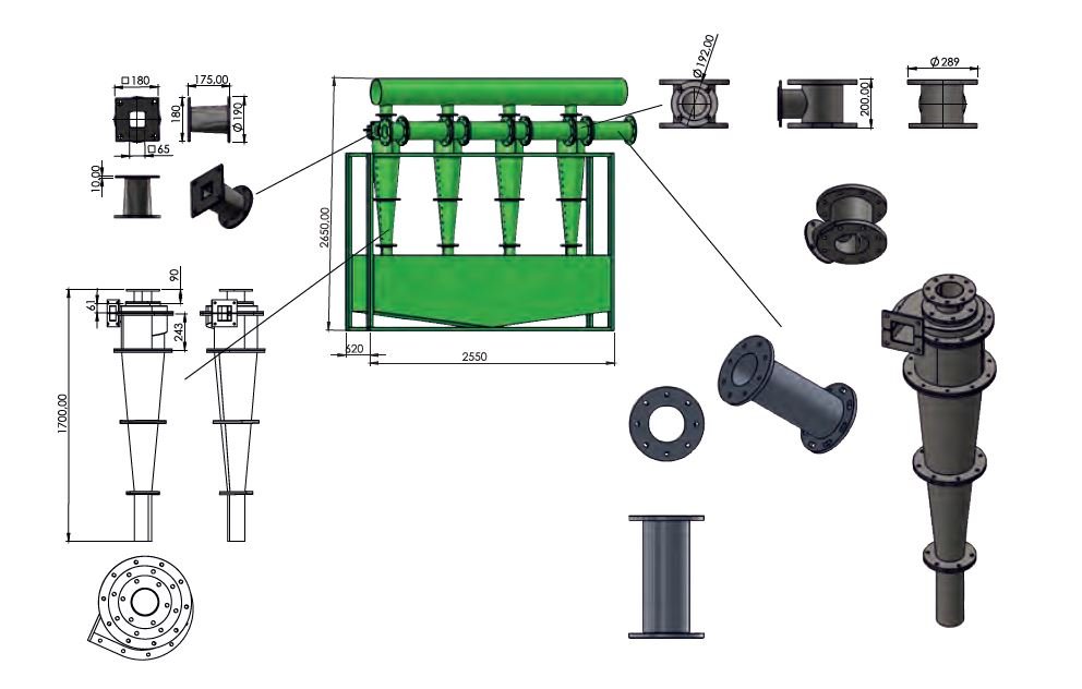 Hidrociclon HS 250